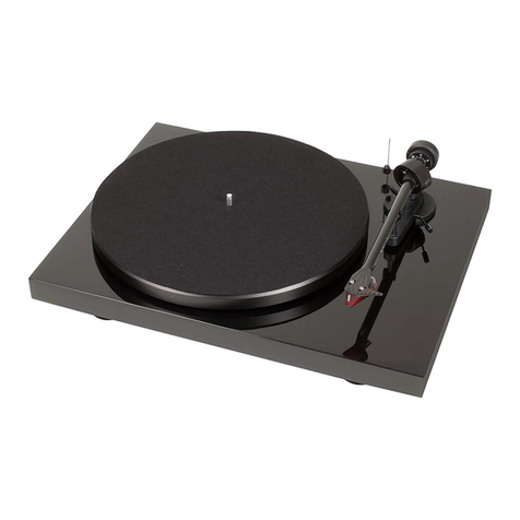 Pro-Ject Audio Systems Debut Carbon DC User manual Pro-Ject Audio Systems Debut Carbon DC User manual