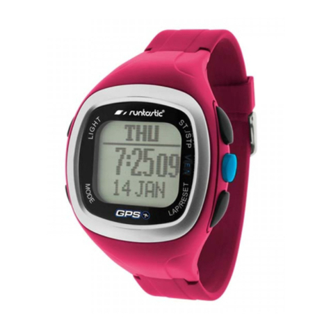 Runtastic GPS Watch with Heart Rate Measurement User manual