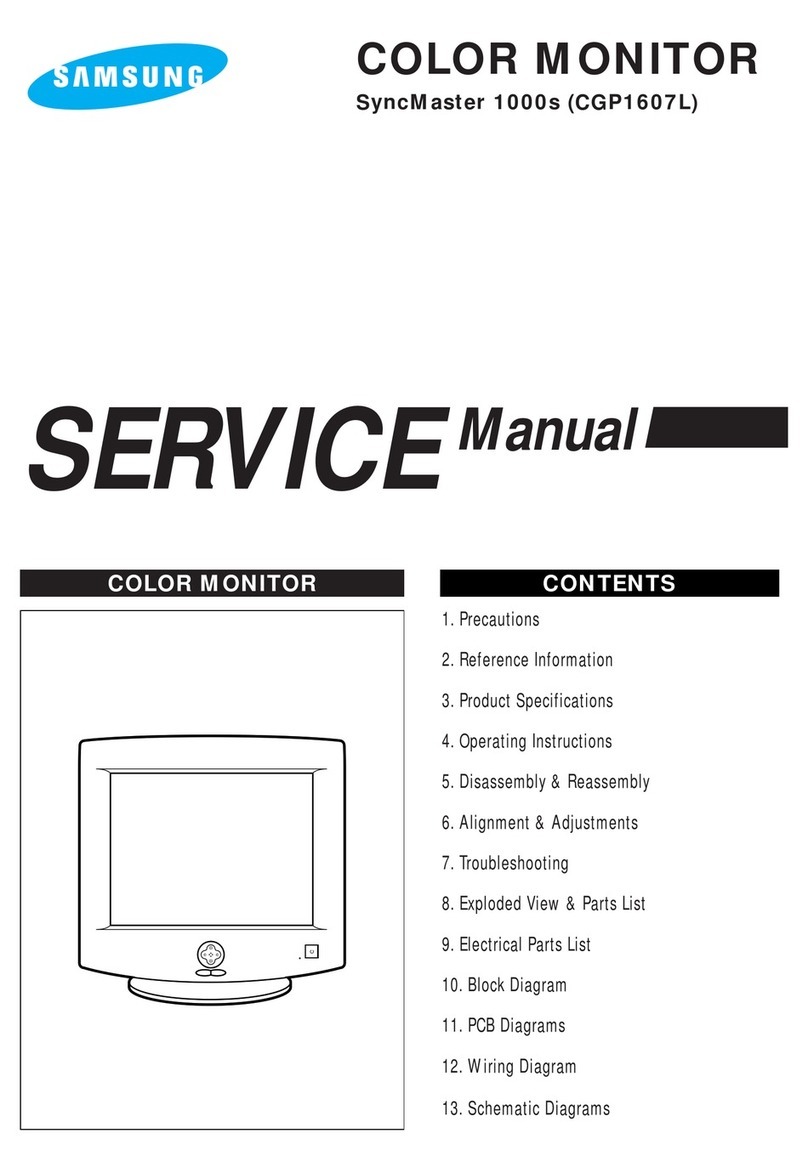 Samsung SyncMaster 1000s User manual