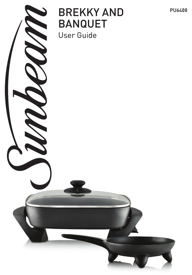 Sunbeam BREKKY AND BANQUET user guide