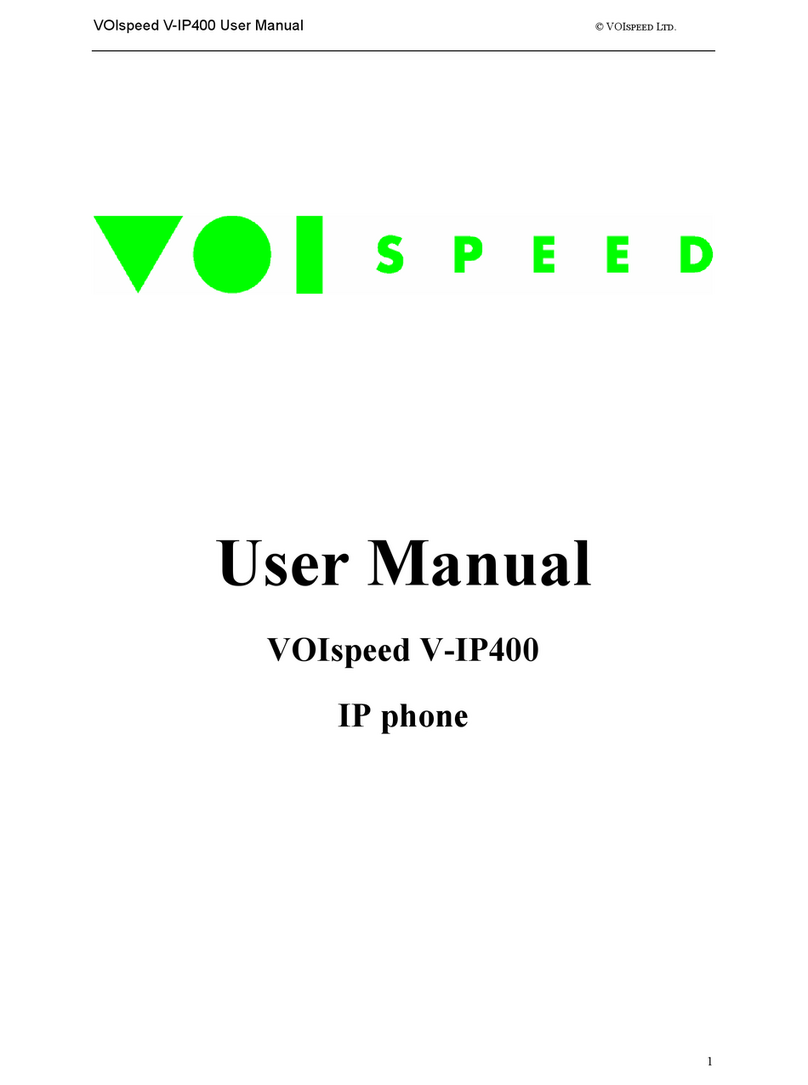 VOIspeed V-IP400 user manual