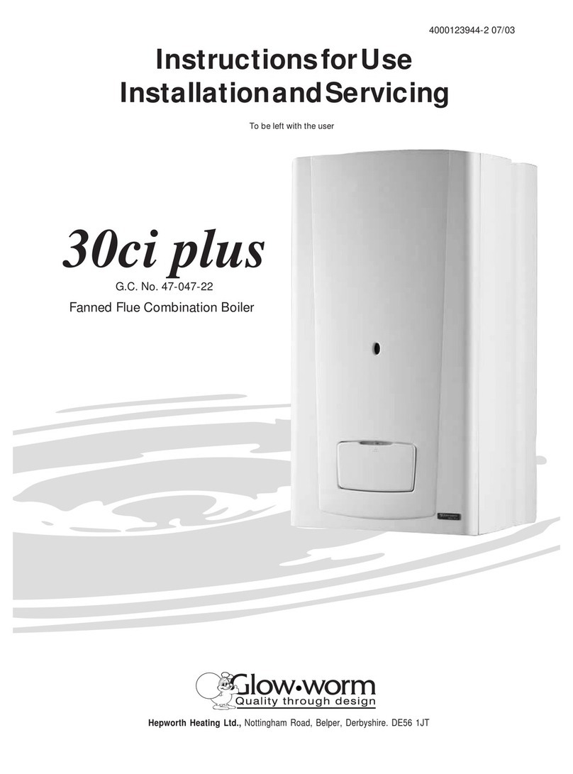 Glowworm 30ci User manual
