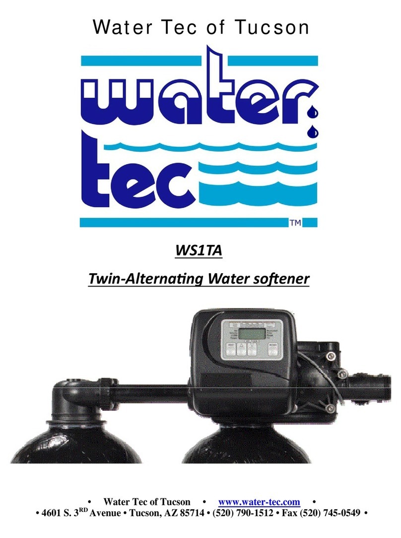 Water Tec WS1TA owner's manual