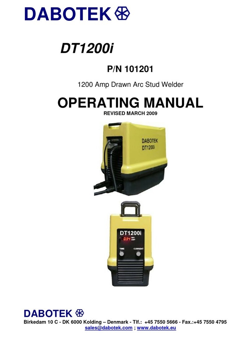 dabotek DT1200i operating manual