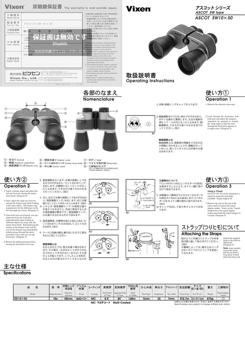 Vixen Ascot SW 10x50 User manual