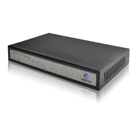 Dinstar DAG1000-8FXS user manual