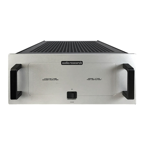Audio Research VT100 user guide
