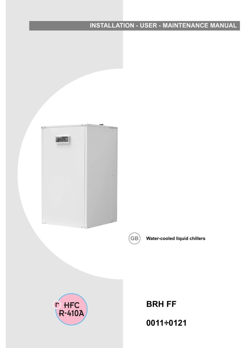 CLIMAVENETA BRH 0011 FF Installation - user - maintenance manual CLIMAVENETA BRH 0011 FF Installation - user - maintenance manual