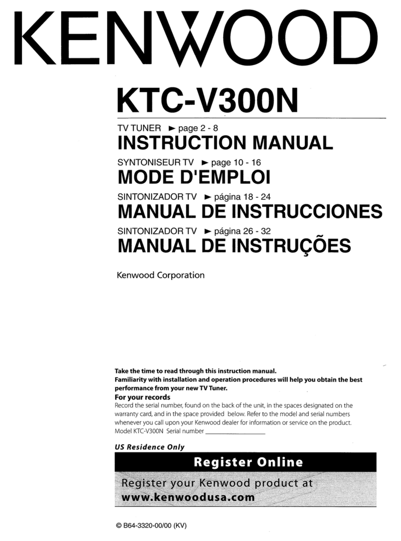 Kenwood KTC-V300N User manual