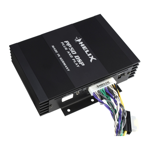 HELIX PP50 DSP User manual