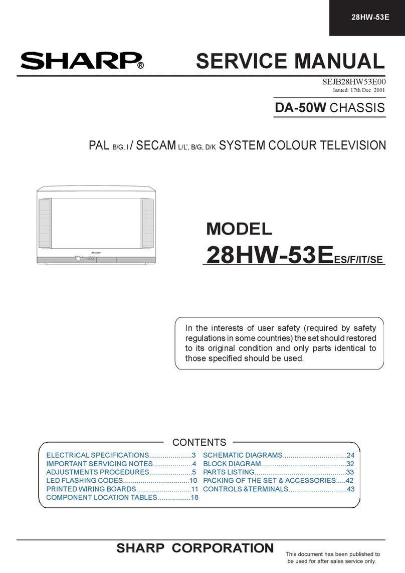 Sharp 28HW-53E User manual