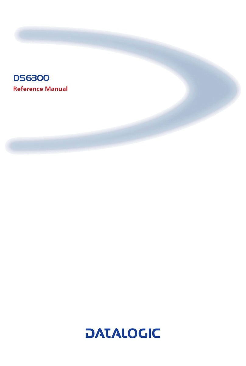 Datalogic DS6300 Reference manual