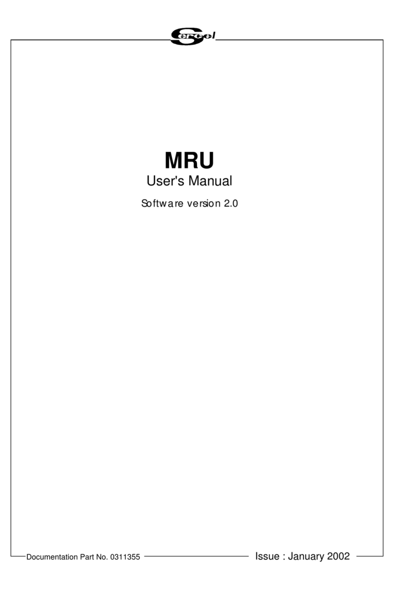 Sercel MRU User manual