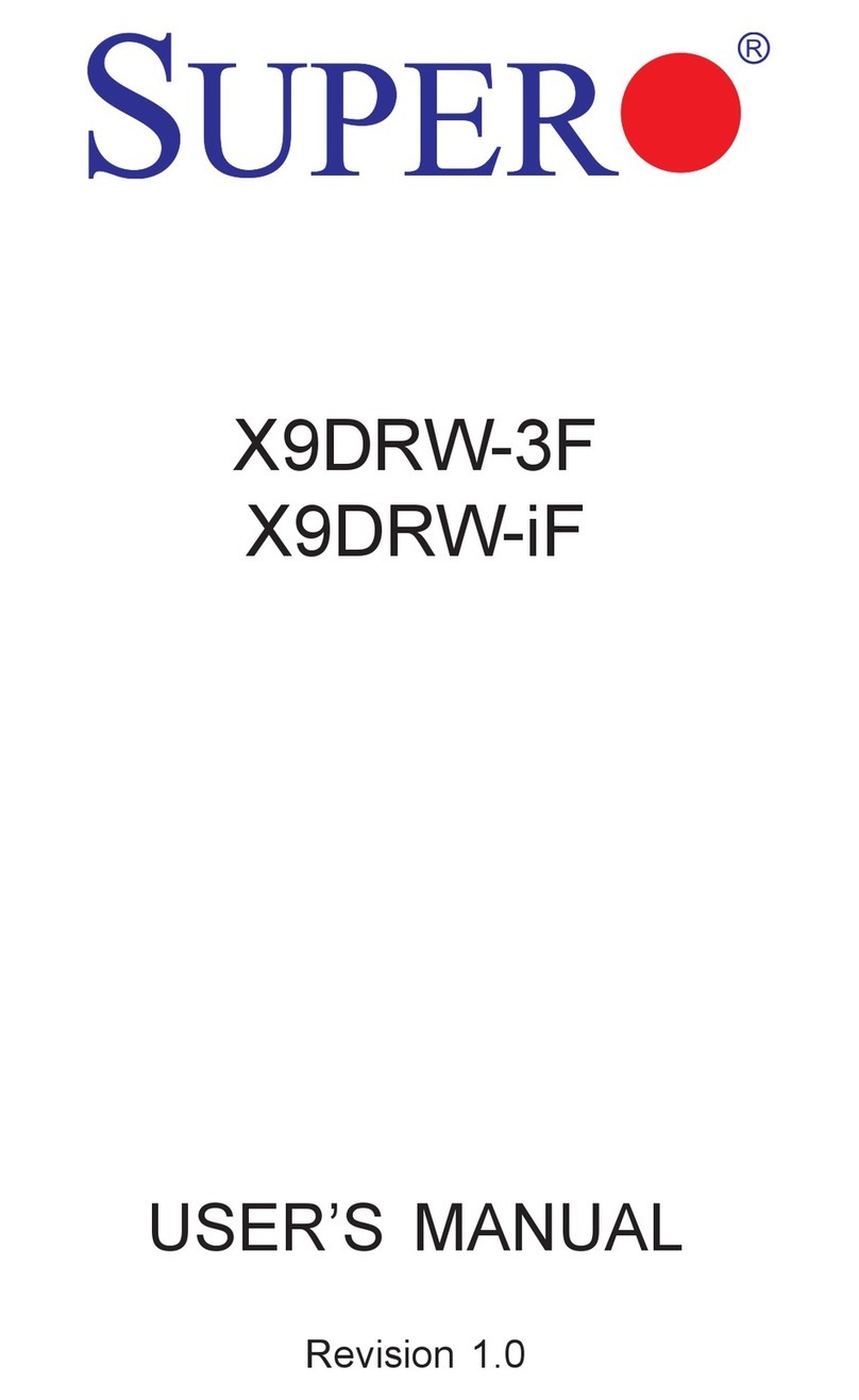 Supero X9DRW-3F user manual