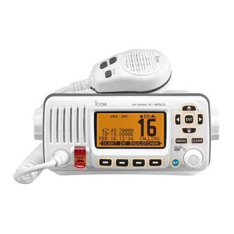 Icom IC-M323 User manual