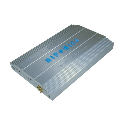 Hifonics Titan Series TXi 1700 User manual