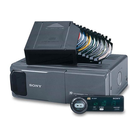Sony CDX-444RF - Compact Disc Changer System Service manual