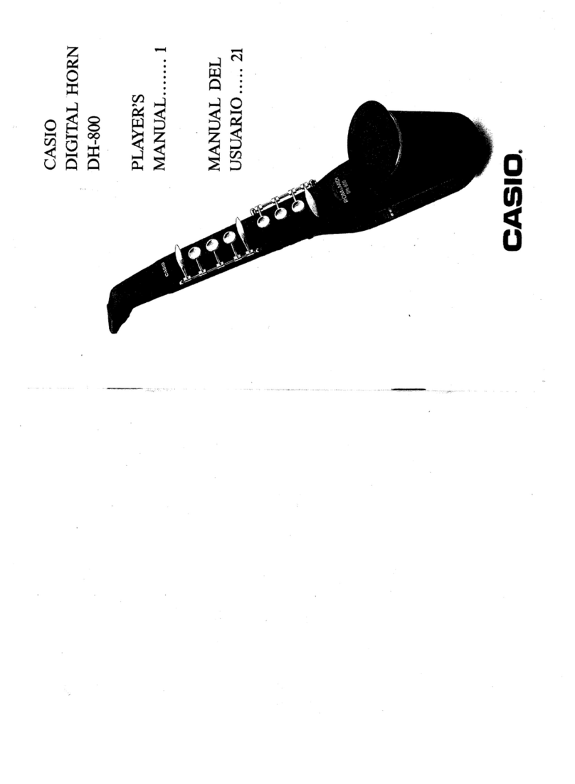 Casio DH-800 Operator's manual