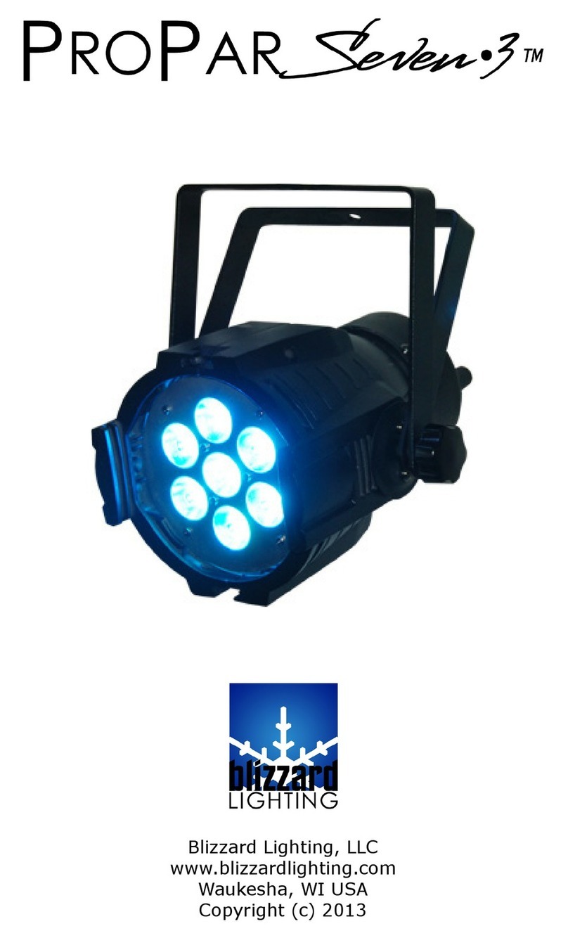 Blizzard Lighting ProPar Seven 3 User manual