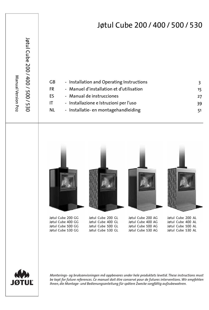 Jøtul Cube 200 GG WS Manual