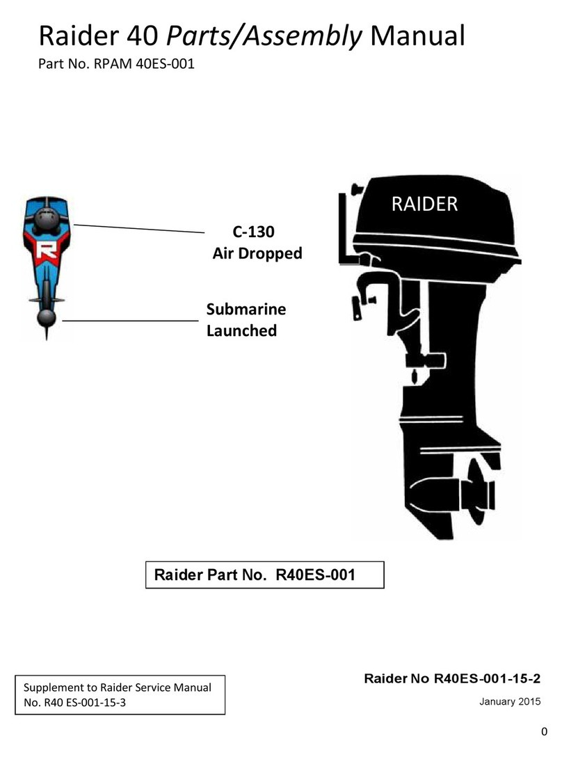 Raider 40 Assembly manual