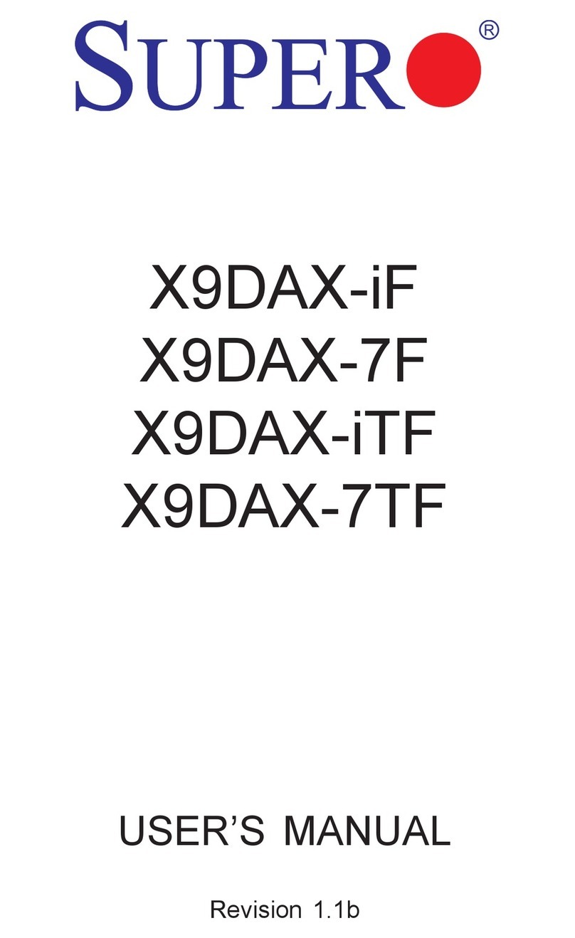 Supero X9DAX-iF User manual