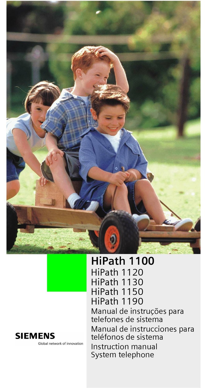 Siemens HiPath 1120 User manual