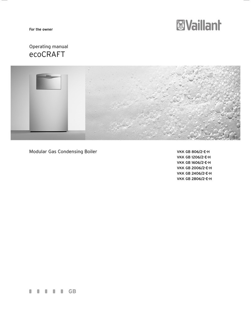 Vaillant ecoCRAFT VKK GB 806/2-E-H operating manual