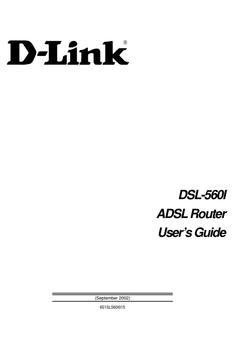 D-Link DSL-560I User manual D-Link DSL-560I User manual