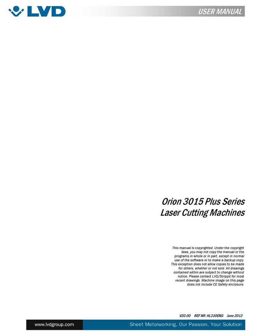 LVD Orion 3015 Plus Series user manual
