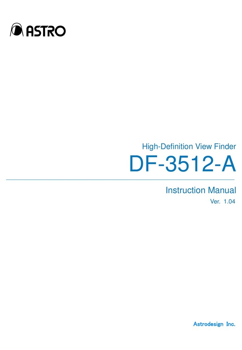 ASTRO DF-3512-A instruction manual