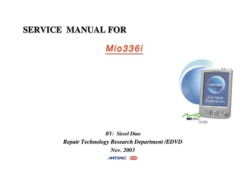 MiTAC Mio336i Service manual