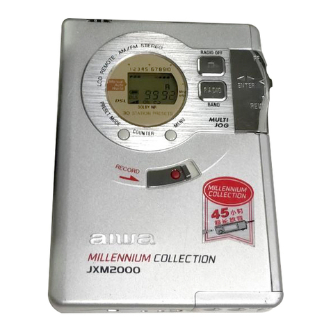 Aiwa HS-JXM2000 User manual Aiwa HS-JXM2000 User manual