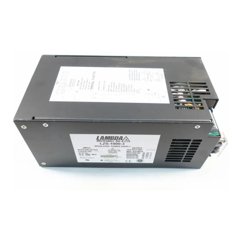 Lambda LZS-1000-1 User manual Lambda LZS-1000-1 User manual