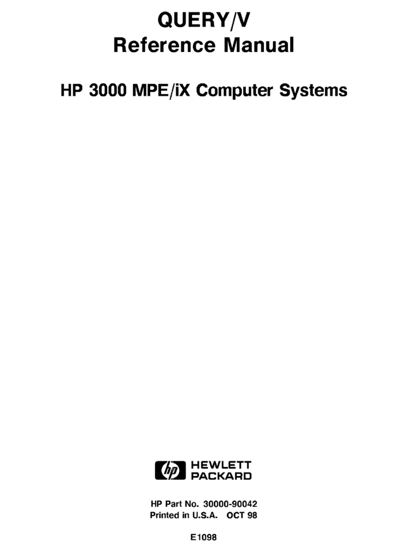 HP QUERY Reference manual