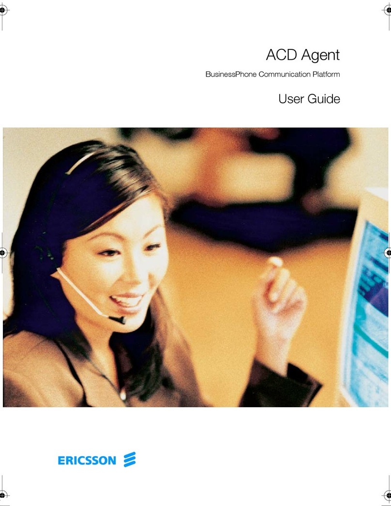 Ericsson ACD Agent user guide