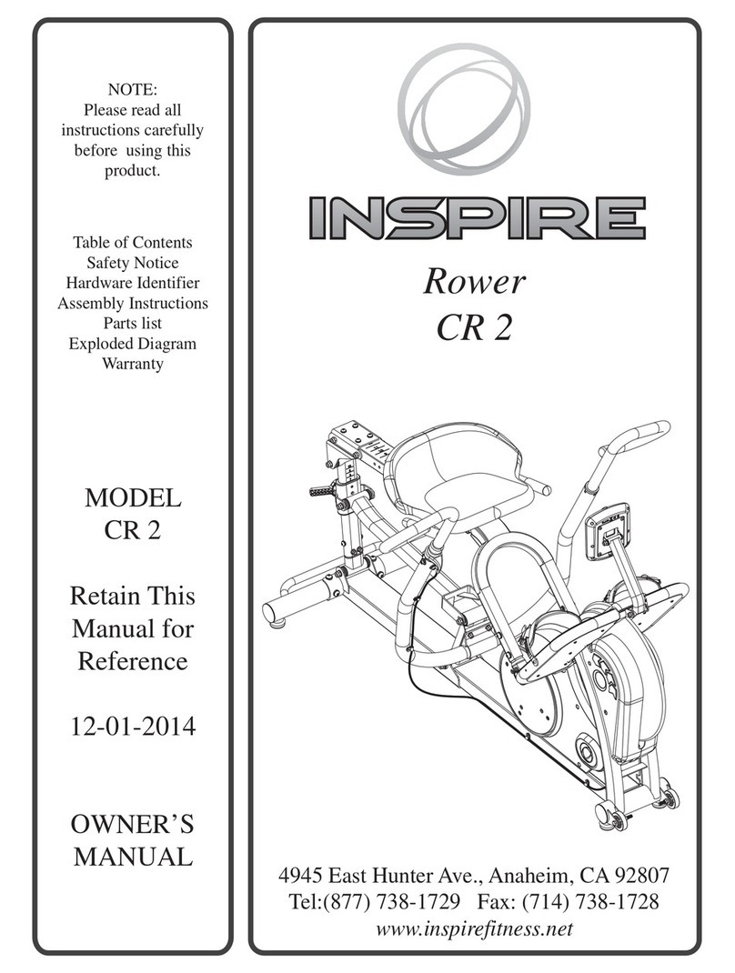 Inspire CR 2 owner's manual