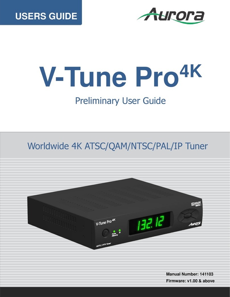 Aurora V-Tune Pro4K user guide