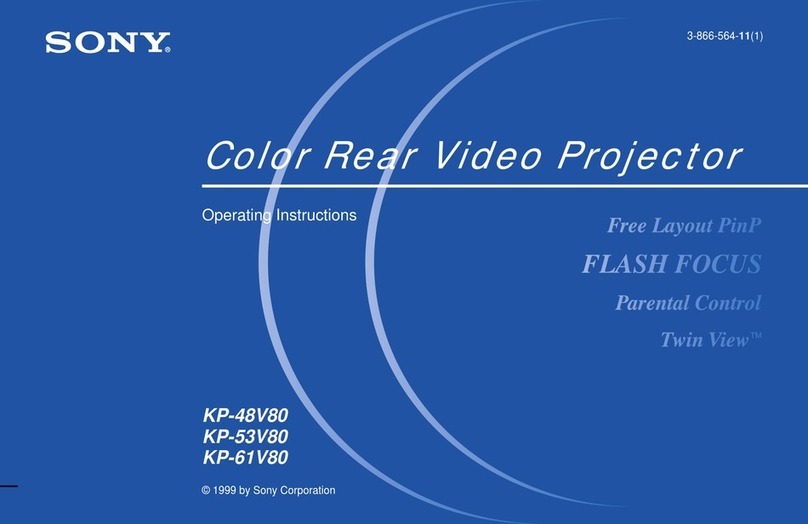 Sony KP 53V80 User manual