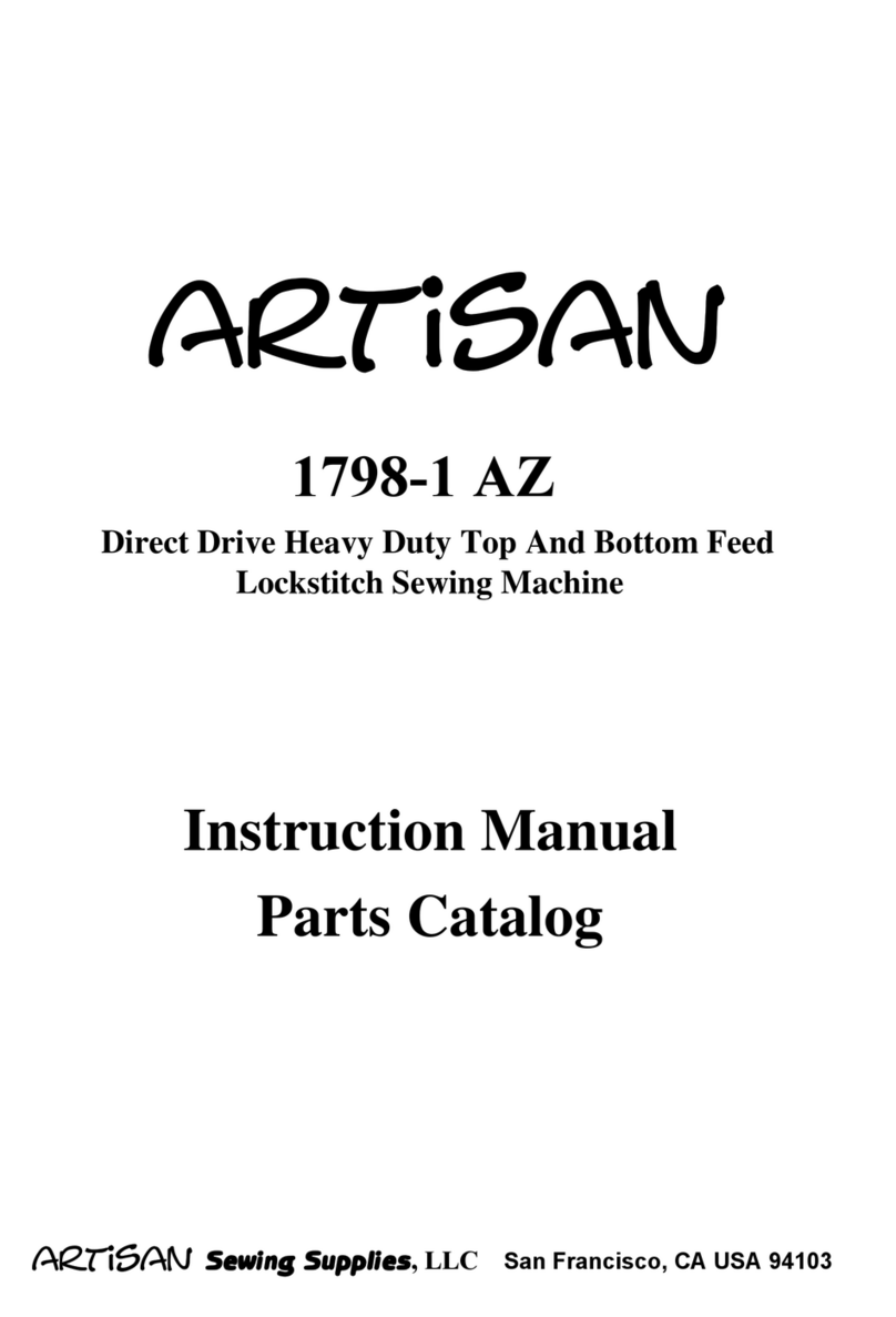 artisan 1798-1 AZ instruction manual