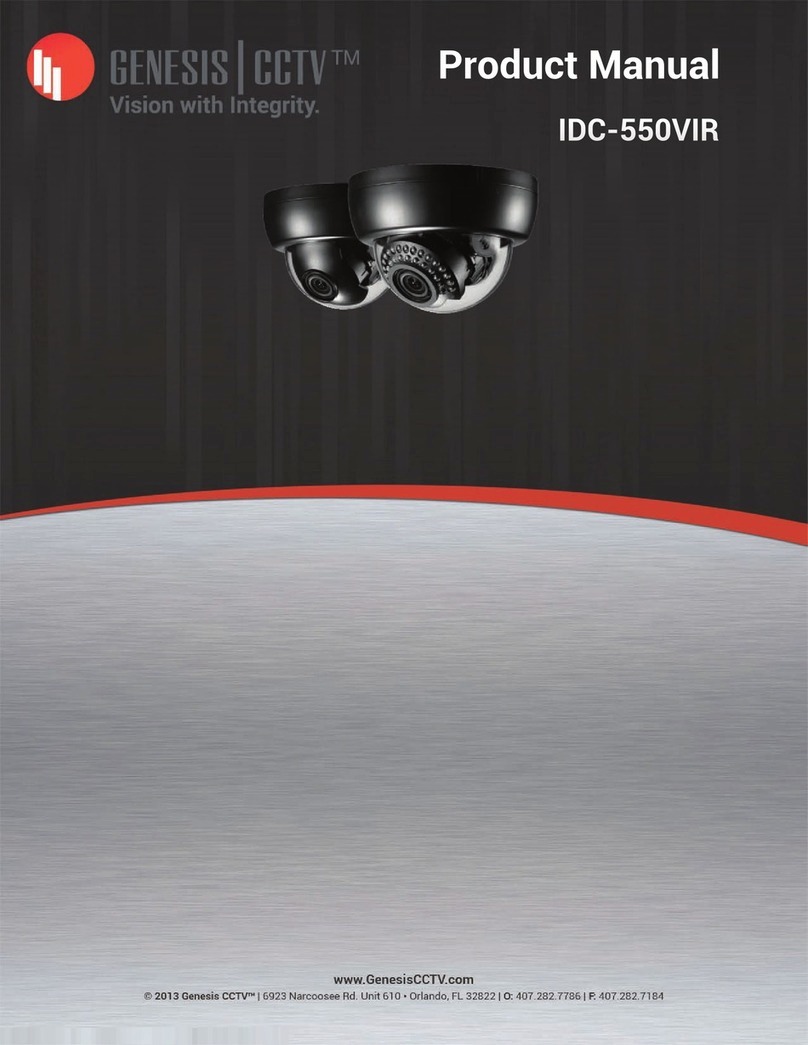 Genesis CCTV IDC-550VIR User manual