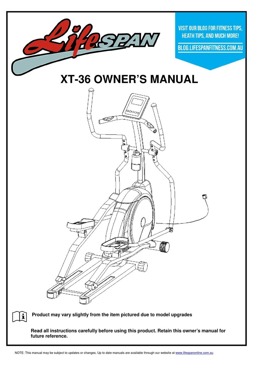Life Span XT-36 User manual