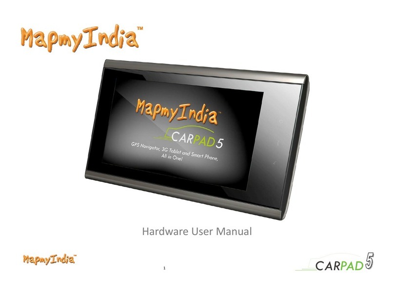 Mapmyindia Carpad5 Hardware user manual