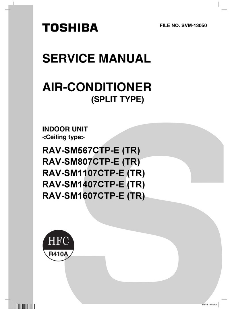 Toshiba RAV-SM567CTP-E User manual