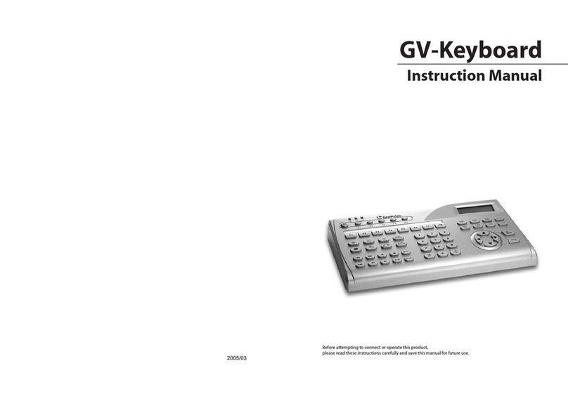 GV Keyboard instruction manual