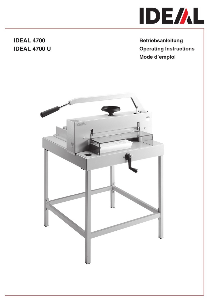 IDEAL 4700 U operating instructions