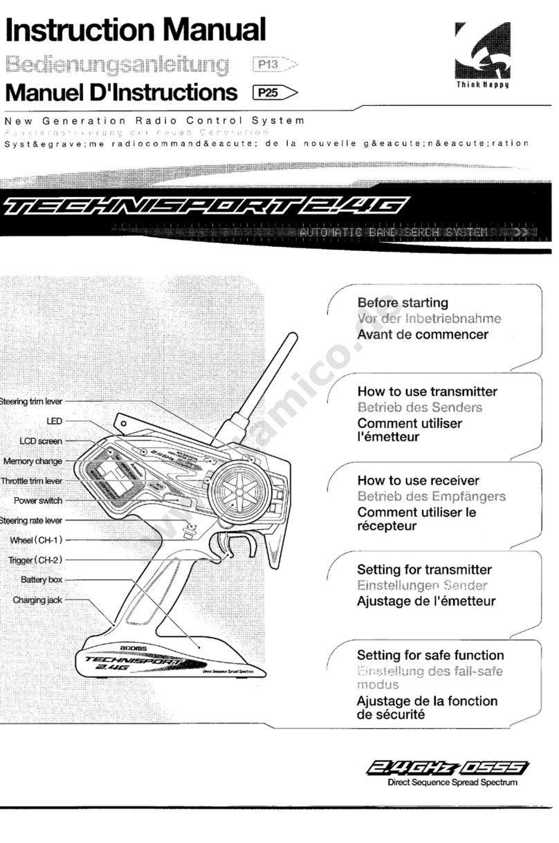 Acoms Technisport 2.4G User manual