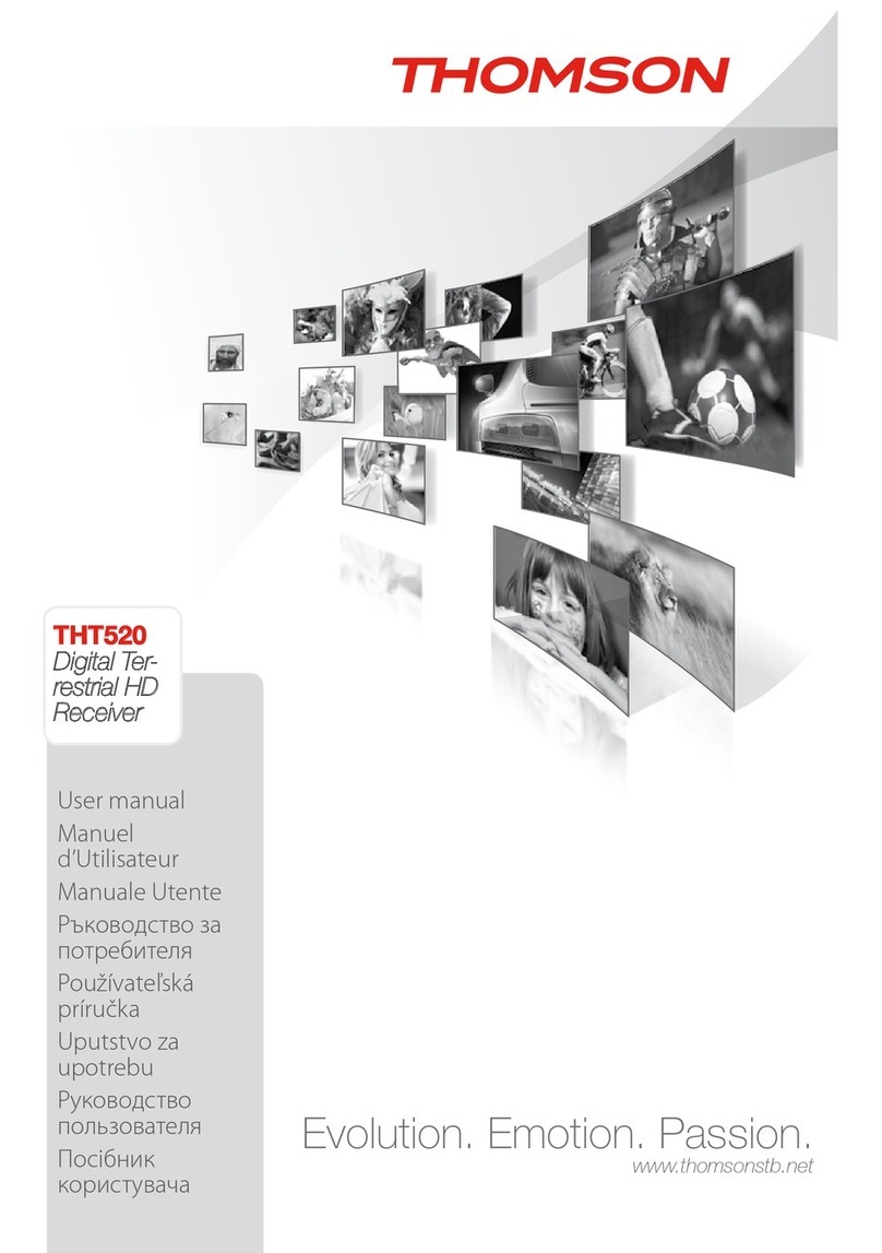 THOMSON THT520 User manual