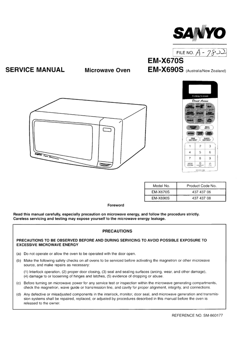 Sanyo EM-X690S User manual Sanyo EM-X690S User manual