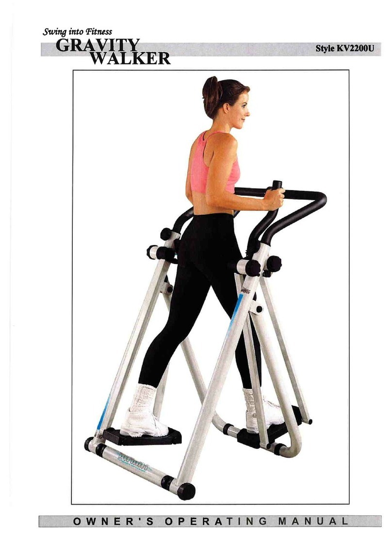 Gravity Walker KV2200U Owner's operating manual